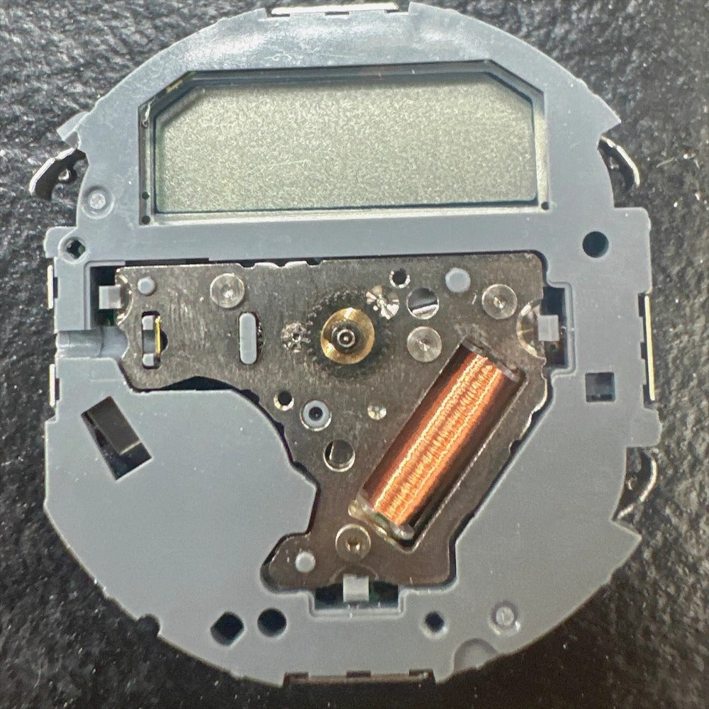 Japan Made Miyota T201 quartz watch movement without stem, high-precision timekeeping by Miyota.