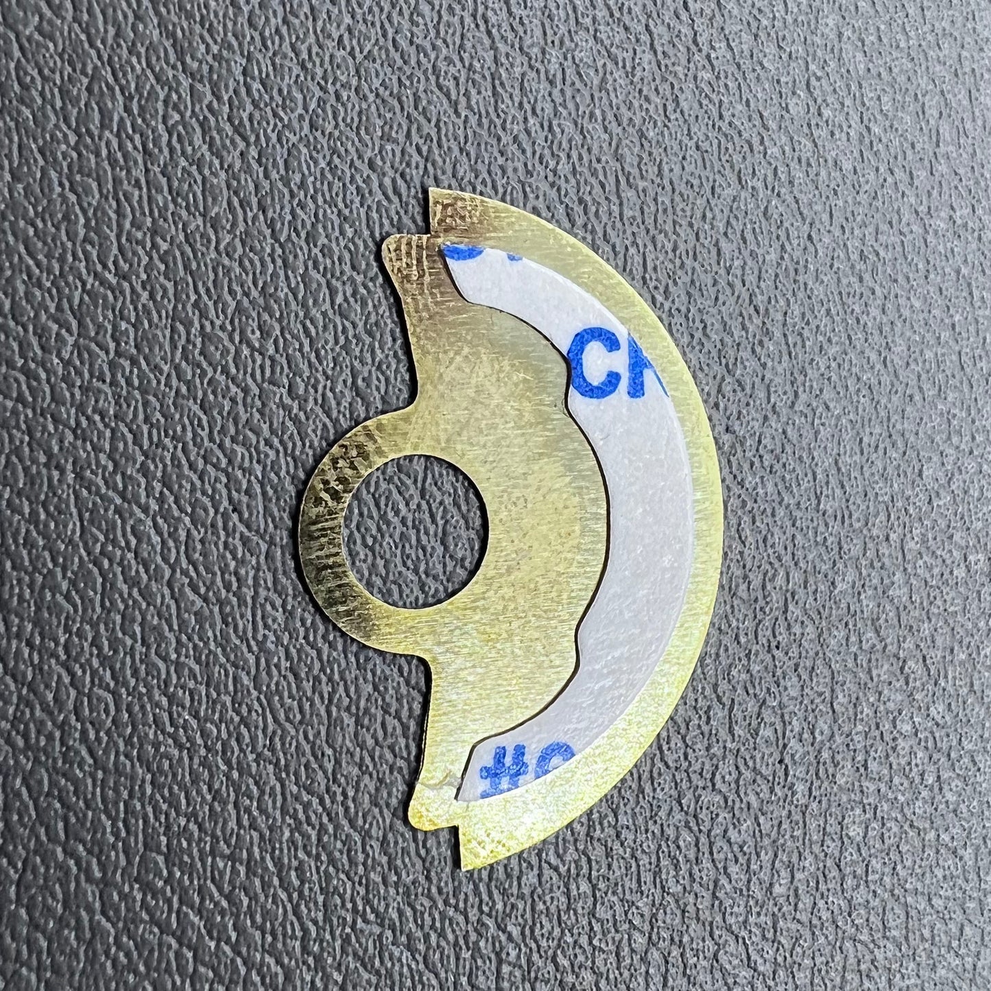 Orange Wave Golden Background Oscillating Weight Overlay for NH35 Movement