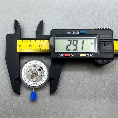 Seiko NH34 Automatisches mechanisches GMT-Uhrwerk mit Sekundenstopp und arabischem Datum bei 3 Uhr