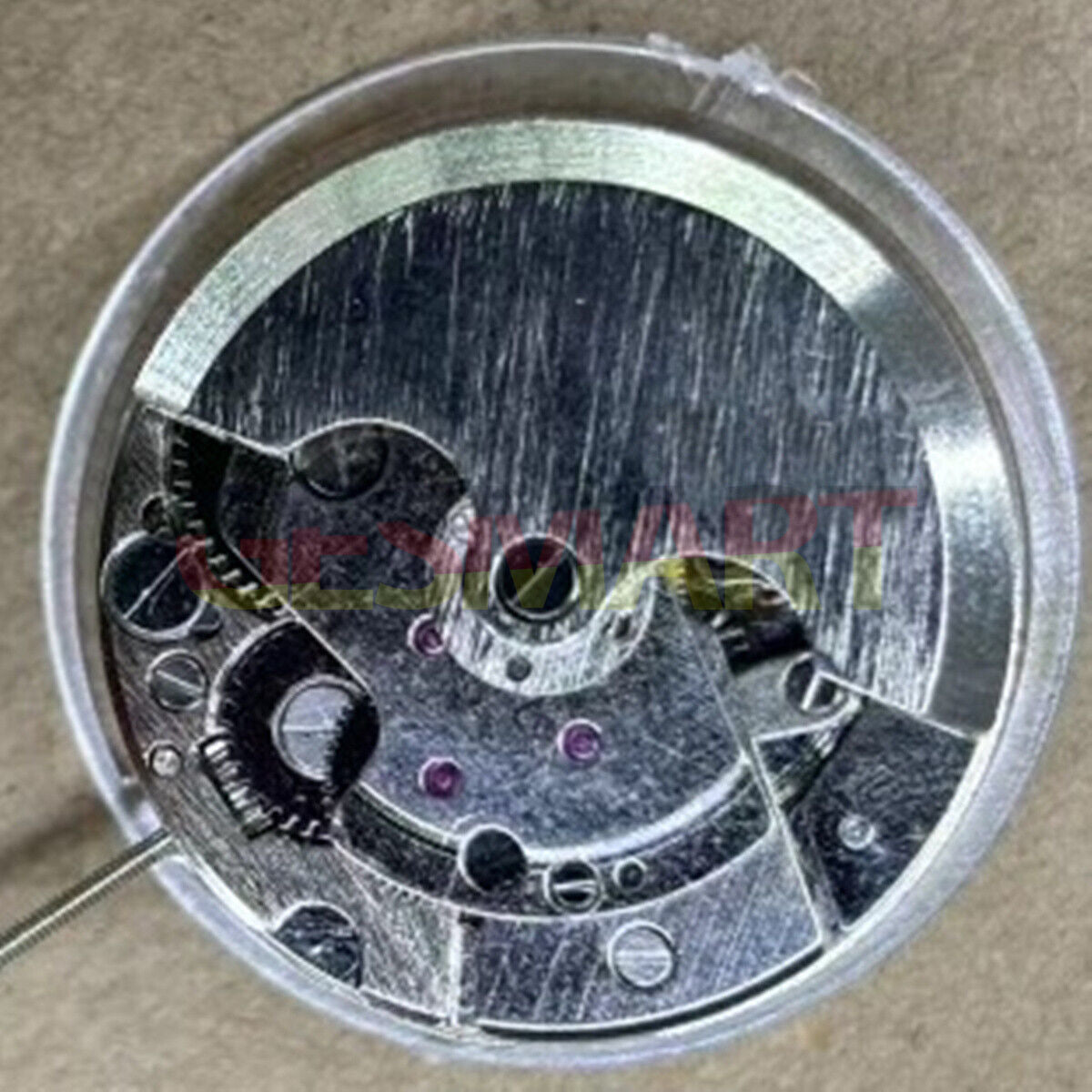 China Made New 7120 automatic watch with mechanical movement, 24-hour display, and moon phase detail.