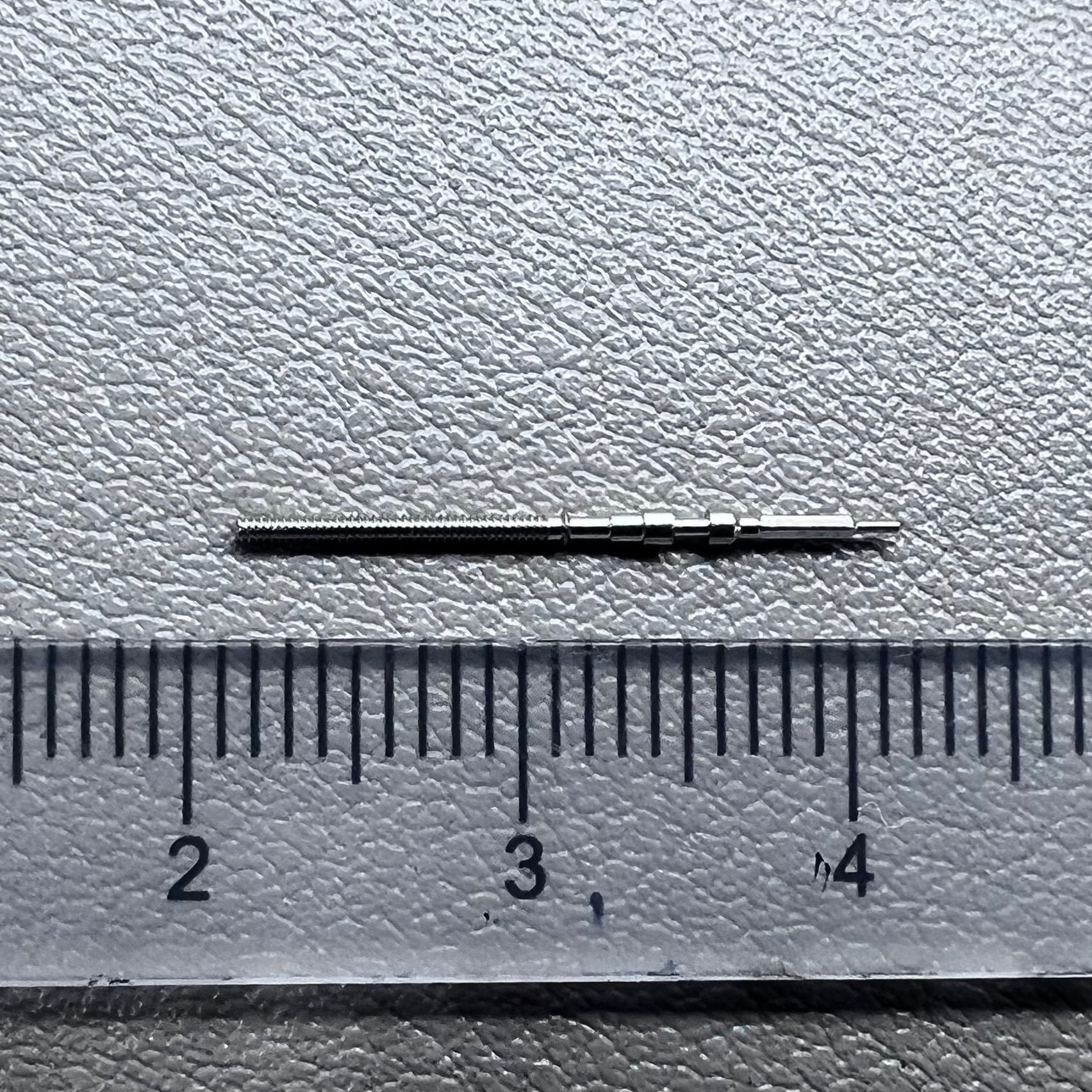 Set of 5 generic winding stems for Orient 46941 and 46943 watch movements, precise fit and durable.