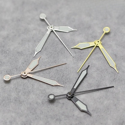 Silver/Gun/Rose Gold/Gold Green Luminous Watch Hands For NH35/NH36/4R/7S