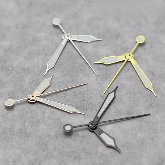 Silver/Gun/Rose Gold/Gold Green Luminous Watch Hands For NH35/NH36/4R/7S