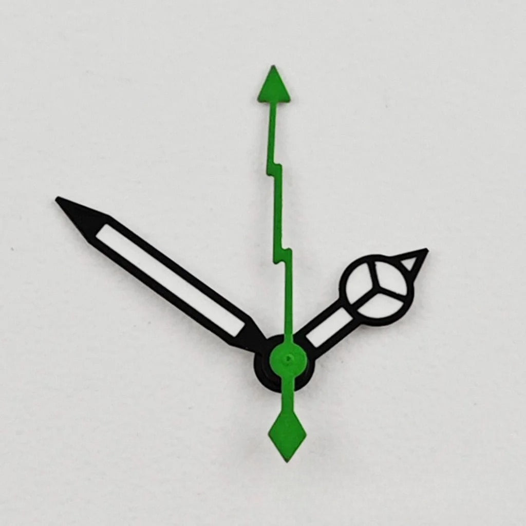 Lightning Second SUB Hands Green Luminous Watch Hands for NH34/35 NH36 NH38 NH70