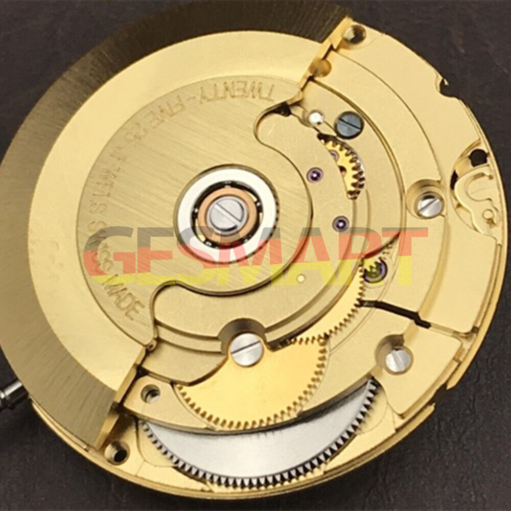 Genuine Swiss Golden Day Date watch by Geneva with ETA2836-2 V8 mechanical movement, luxury timepiece accessory.