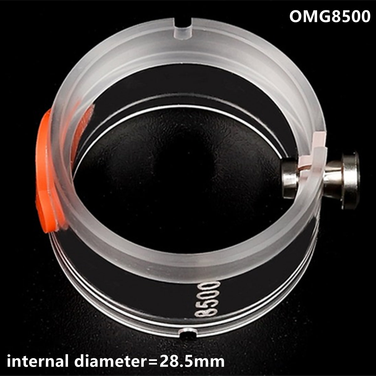 New Plastic Movement Holder with Knob by OMG for OMG8500 watch repair, secure and durable accessory.