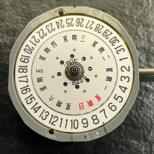 Japan Made Miyota 6L02 Quartz Movement Double Calendar 3 Hands Date At 6