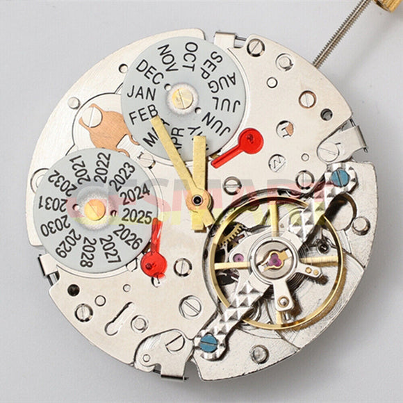 Asian Dandong Bare Balance Wheel Automatic Mechanical Movement Date@3 Week@9