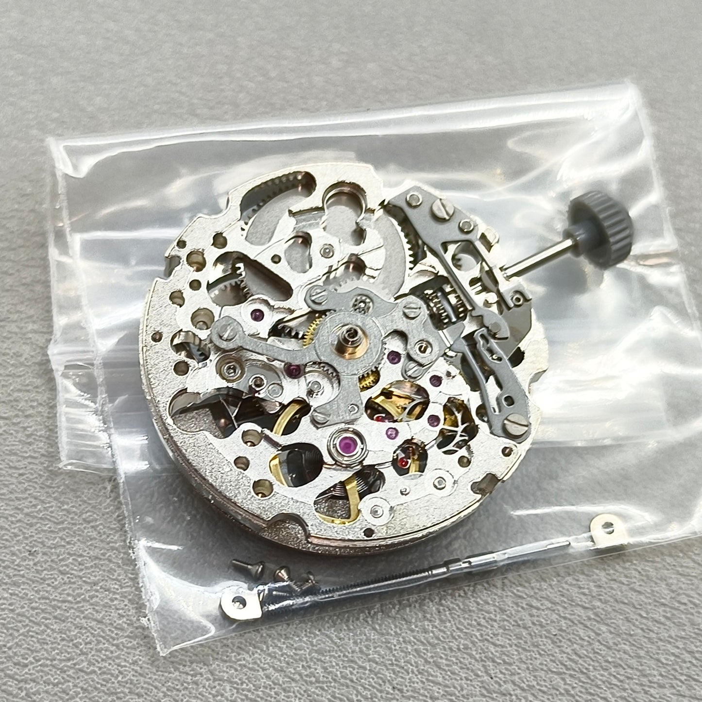 Japan Miyota 8N24 Silver Plated Automatic Mechanical Movement
