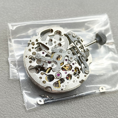 Japan Miyota 8N24 Silver Plated Automatic Mechanical Movement