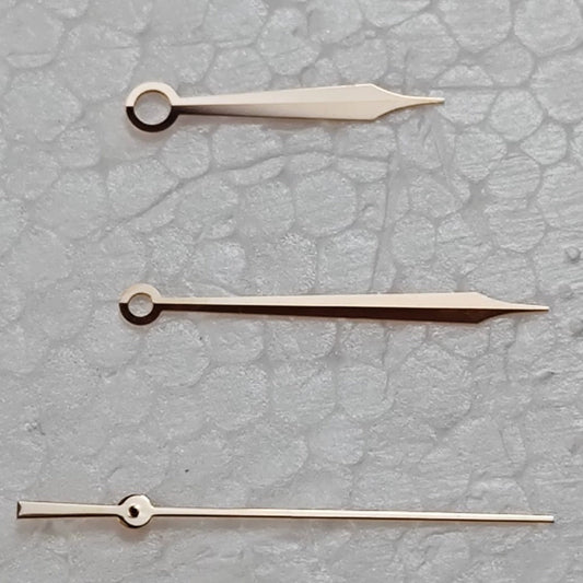 12x16.5x16.5mm Rose Golden Watch Hand Set for Shanghai R Series Movement