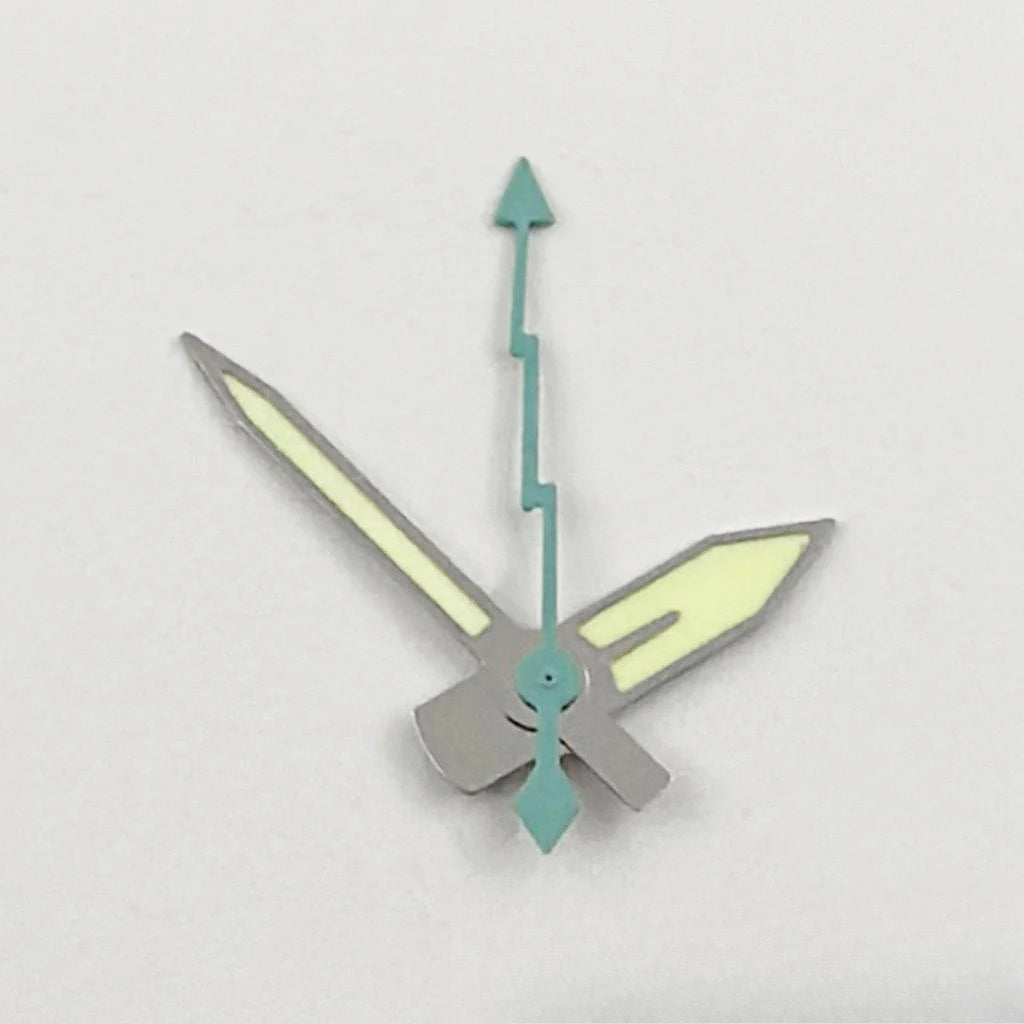 Lightning Second Hand C3 Green Luminous Watch Hands for NH35 NH36 NH38 NH39 NH70