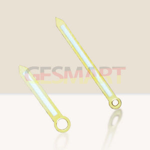 2 Hands Luminous Golden Trim Watch Hands for ST3600/ST3620 ETA6497/6498 Movement