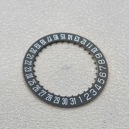 2 PIECES Black Special Font Date@6 Date Disk Wheel Date Wheel for Miyota 8215