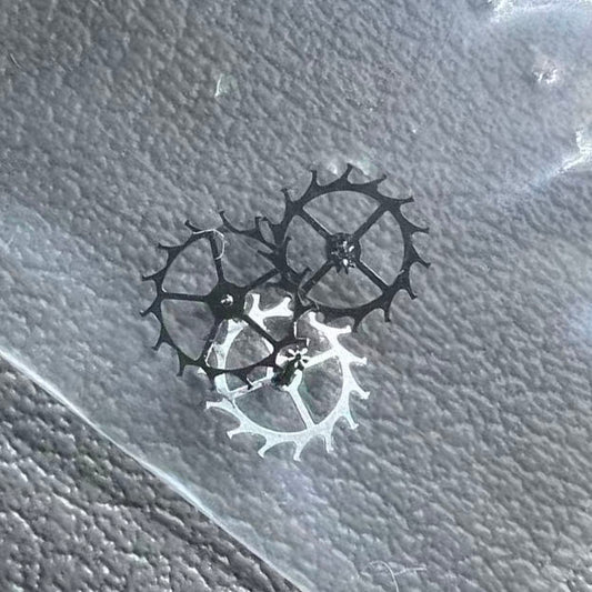 1. Escape wheel set for NH35 NH36 watch movement by brand, precision fit with 3 pieces included.  