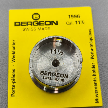 Swiss Bergeon 1996-11 1/2 Movement Holder with Adjustable Hollow Center Screw