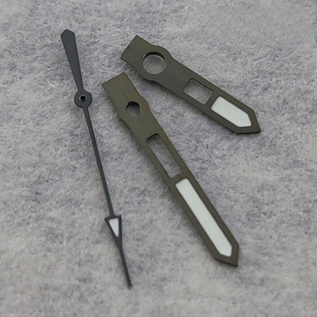 Modified Watch Hands C3 Green Luminous Pointers For NH36 NH35 NH38 7S/4R