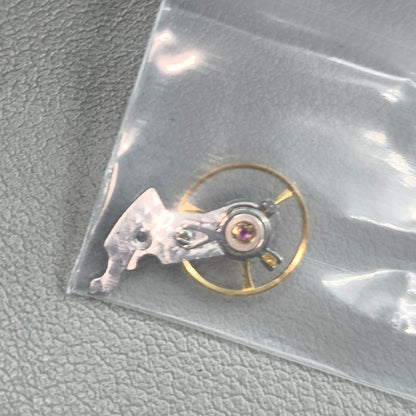 Silver Carved Complete Balance Wheel with Splint for ETA 2824 2834 2836