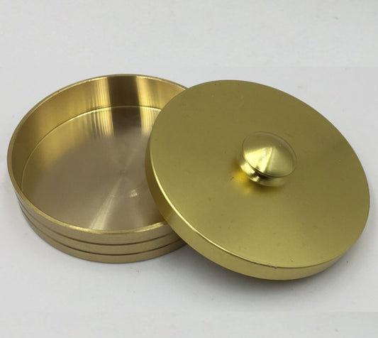 Watch Oil Benzine Cup 73mm with anti-leak cover, ideal for precise watchmaker maintenance.