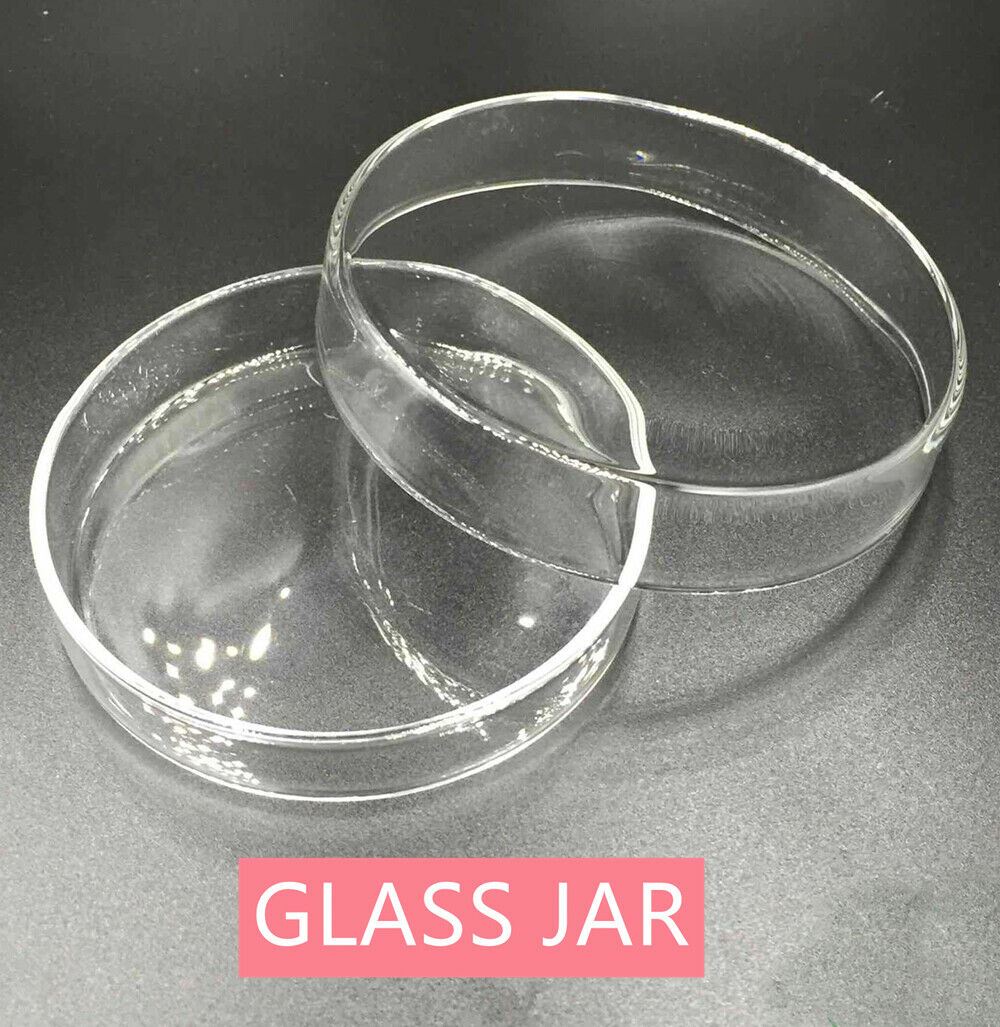 Watch tool with glass cylinder and petri dish for cleaning benzine oil, dust-free maintenance.