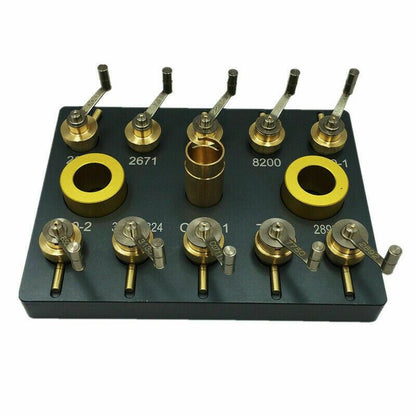 Precision mainspring winder tool for ETA 3135/2892/2824/7750/2671 watch movements.