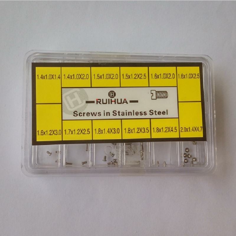 Nr. 4023-A Gehäusebodenschraube aus Edelstahl mit Schlitzkopf, 12 Größen 