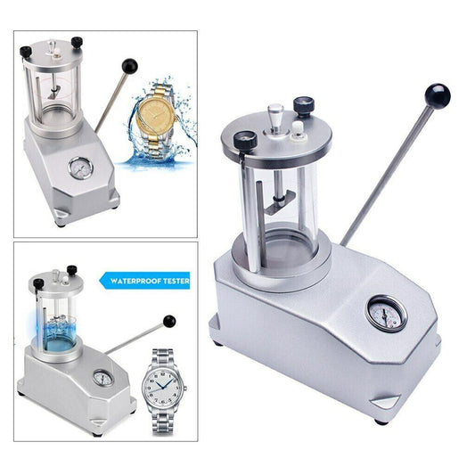 Aluminum 6 ATM waterproof watch tester, air pressure resistance for accurate testing.