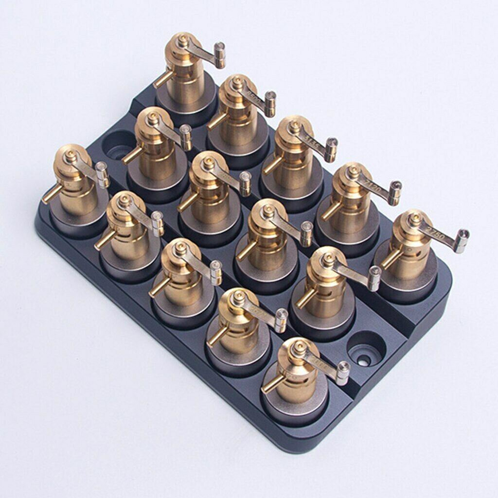 Precision mainspring winding barrels set for 3135/2836/2824/8200 watch repair.