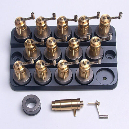 Watch mainspring winding barrels set, compatible with 3135/2836/2824/8200, precision repair parts.