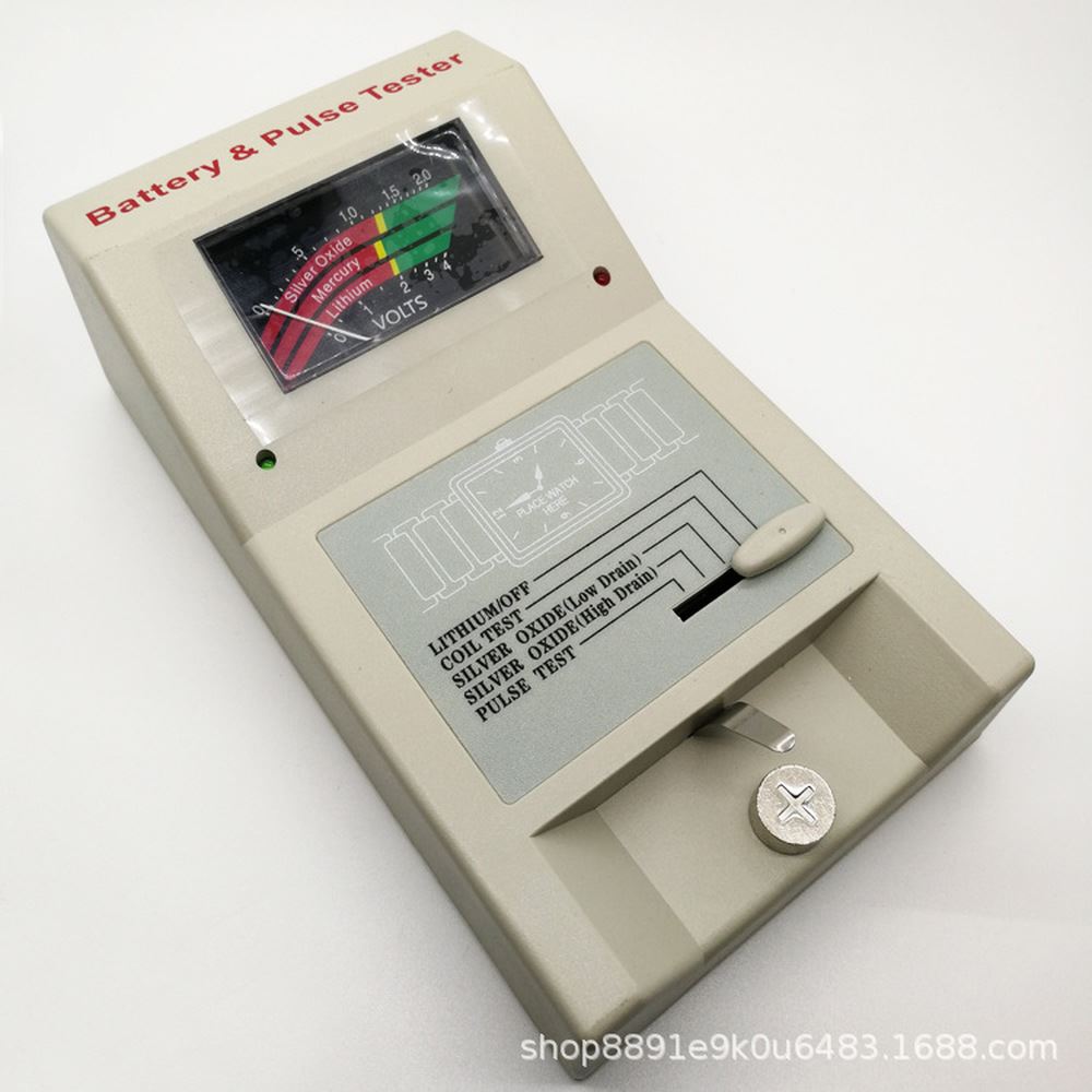 Watch battery tester for quartz movements by Brand New; precise pulse testing tool for accurate battery checks.