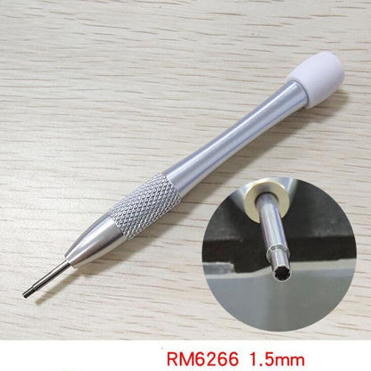 Precision Richard Mille watch screwdriver for strap, bezel, and movement adjustments with ergonomic grip.