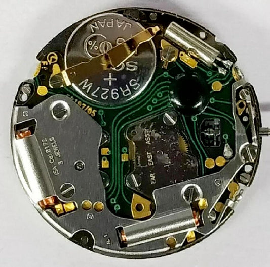 1. ISA 8172 quartz watch movement for precise timekeeping, ideal for maintenance and replacement.  