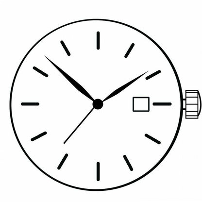 ISA 338 quartz watch movement with three hands, perfect for accurate watch repairs and replacements.