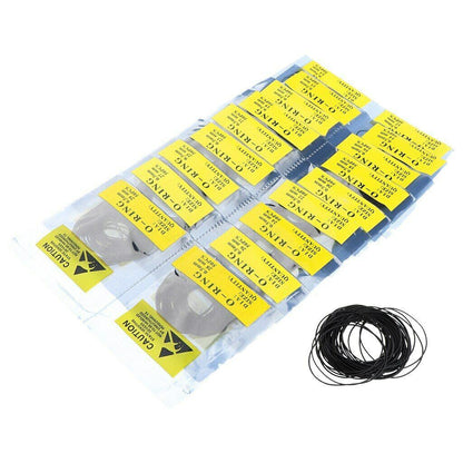 950/750/500 PCS Wholesale Rubber Silicone Watch Gasket O-Ring Back Case Assorted