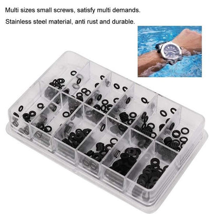Mini Rubber O-Ring Watch Crown Waterproof Gaskets Watch Repair Tool