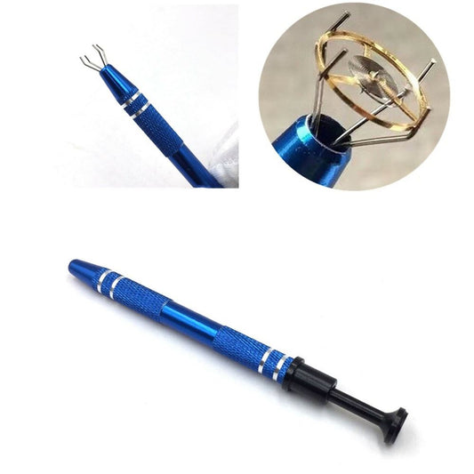 Alloy non-slip pin vise clamp for watch movement balance wheel, precise holding tool for watch repair