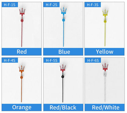 Trident brand second hands for SKX007 and SKX009 watches, compatible with 4R36, 6309, NE15, NH36 movements, in blue and orange.