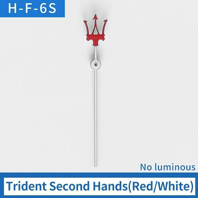 Trident brand second hands for SKX007, SKX009 watches, compatible with 4R36, 6309, NE15, NH36 movements.
