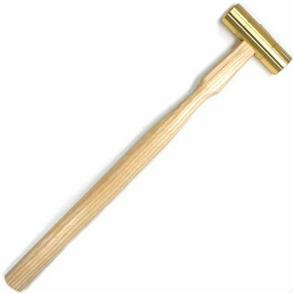 Bergeon 30416 brass hammer for precise watch repair by professional watchmakers, ideal for delicate adjustments.