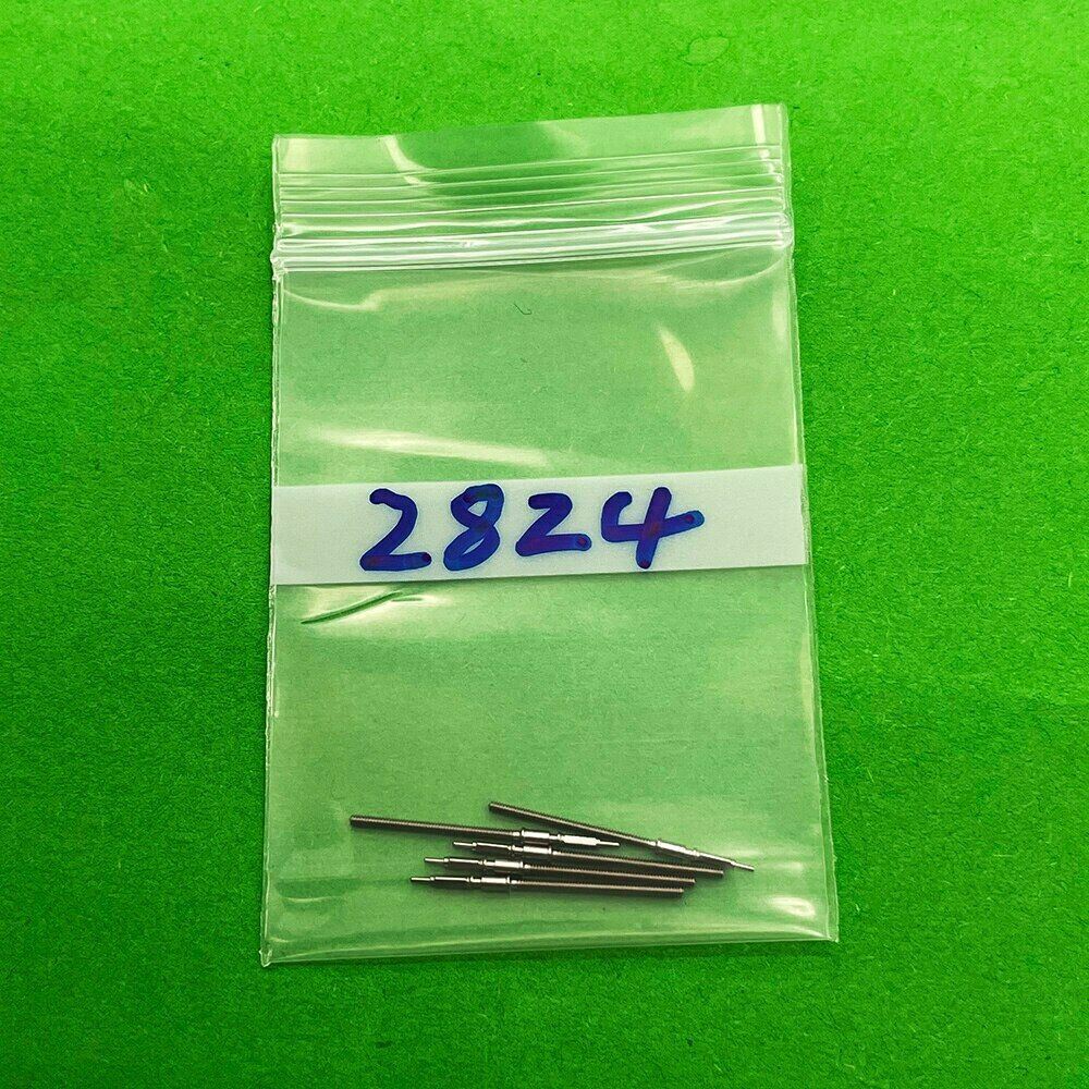 Precision winding stem for 2836-2 mechanical movement, compatible with ETA 2824-2 and 2834-2 watch parts, generic fit.