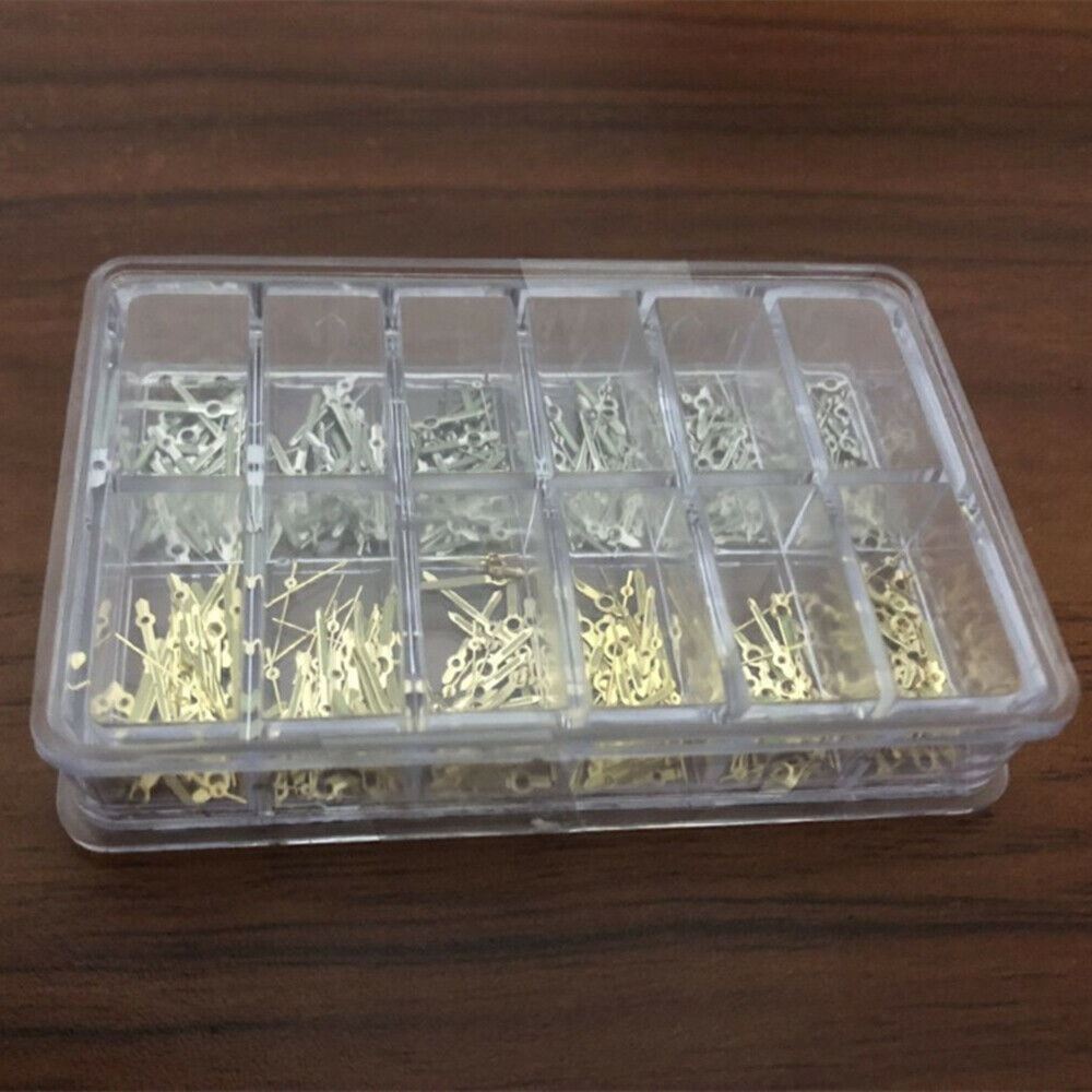 2035 Quartz watch hand kit, includes hour, minute, and second hands, 120pcs set for precise watch repairs.