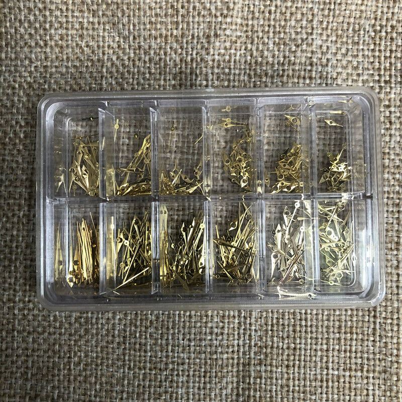 2035 Quartz watch hand kit, 120pcs with hour, minute & second hands for repairs.