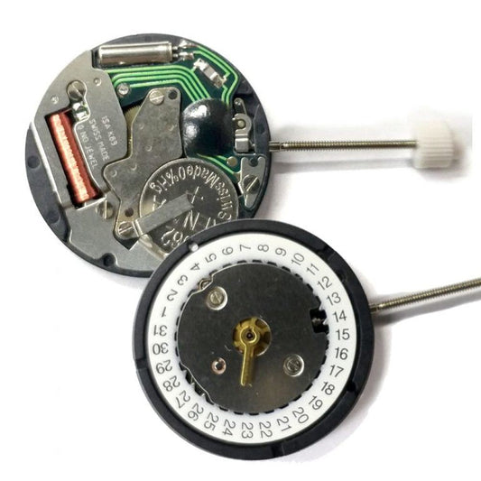 ISA K83/103 quartz movement watch repair part with 3 hands by Watchmakers, new and precise.