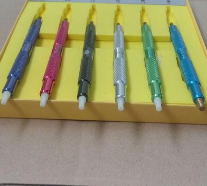 High Quality 6PCS watch hand presser set for precise watch hand fitting and repair.