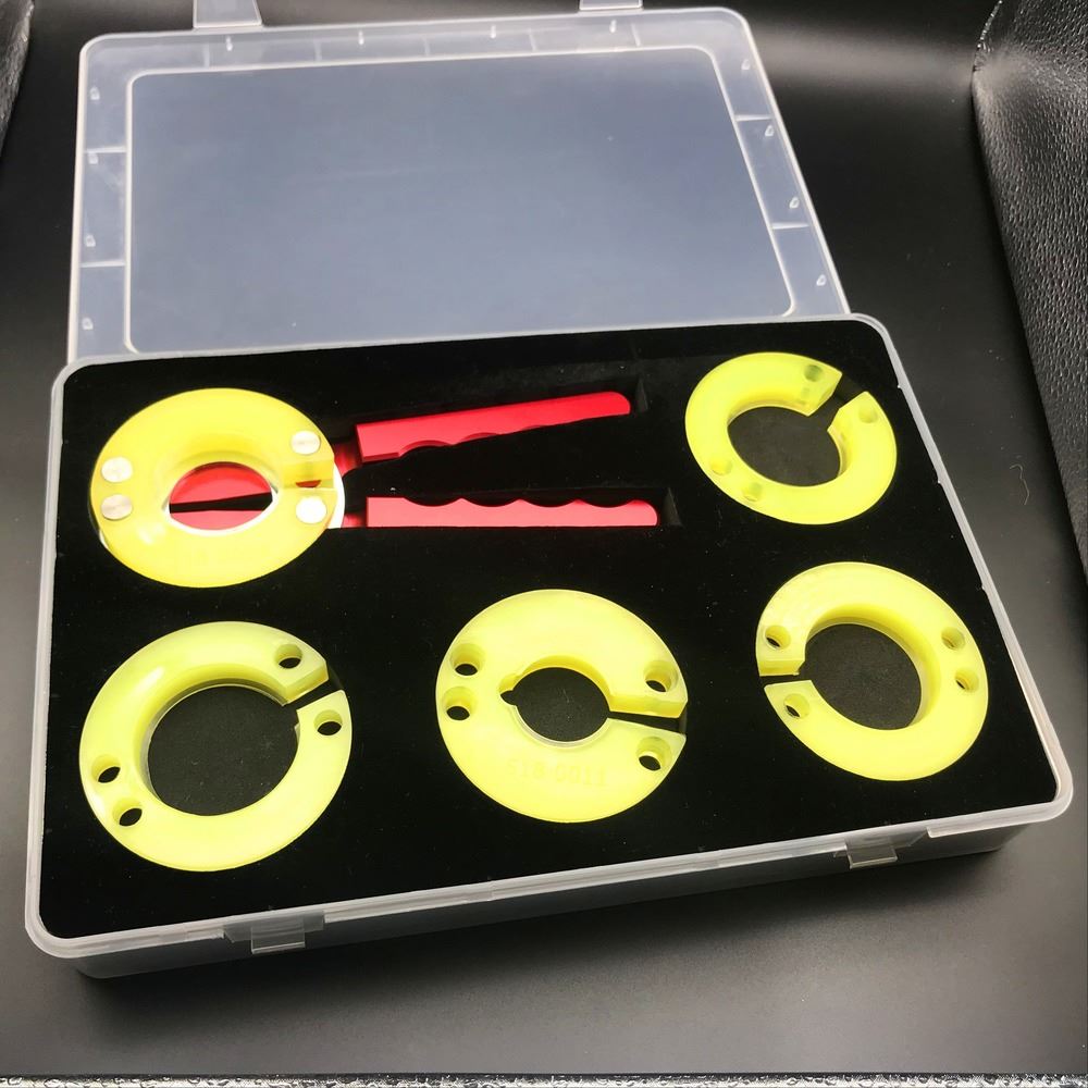 Watch bezel remover plier for rotating bezels by RLX, ideal for precise watch repair tasks.