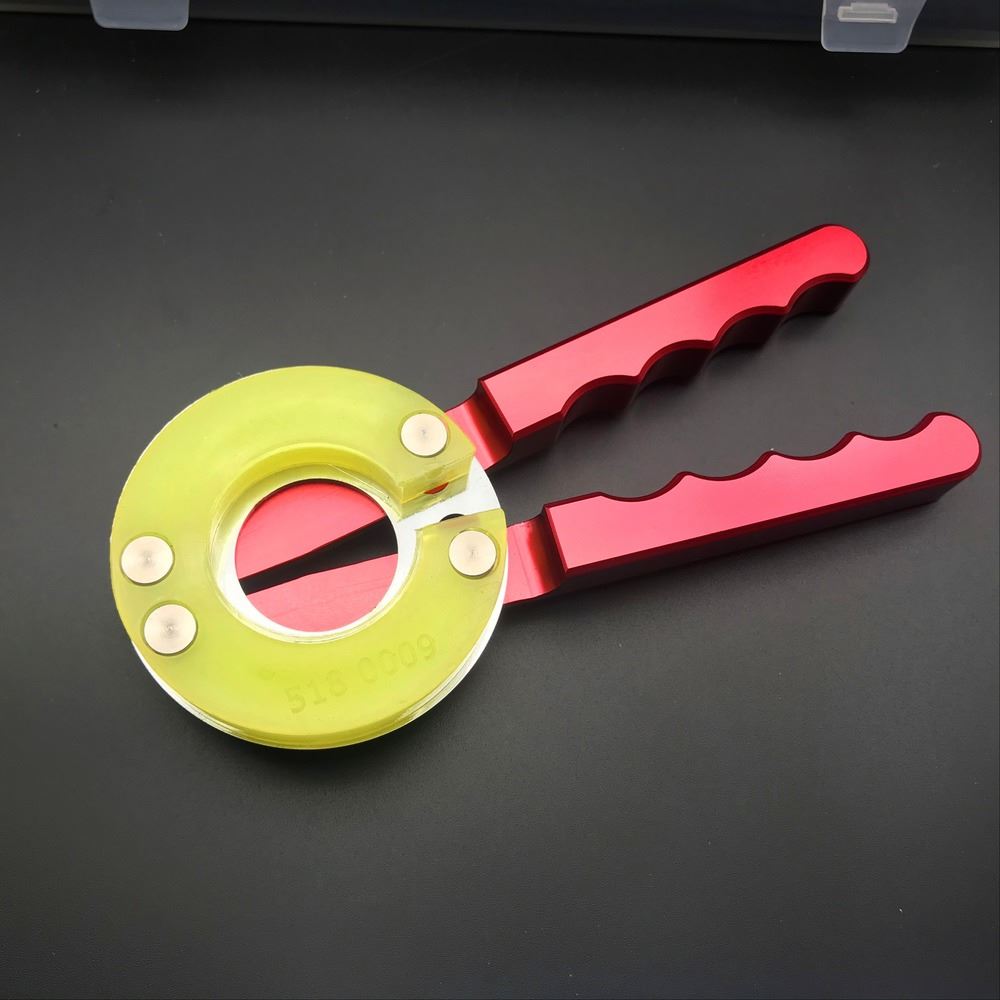 Watch bezel remover plier for rotating bezels by RLX, ideal for precise watch repair tasks.