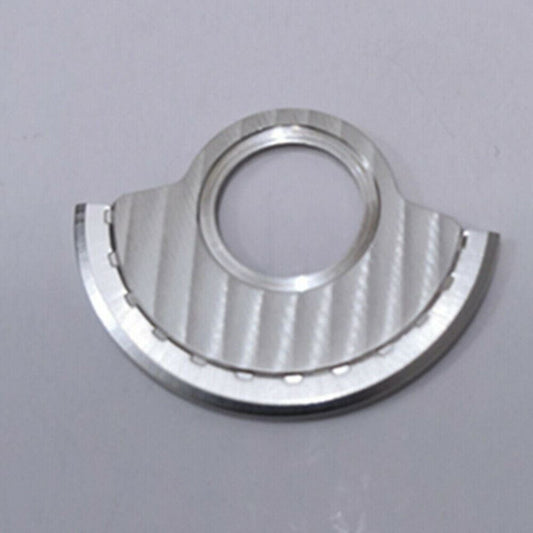 Silver rotor oscillating weight for ETA 2892 watch movement replacement.
