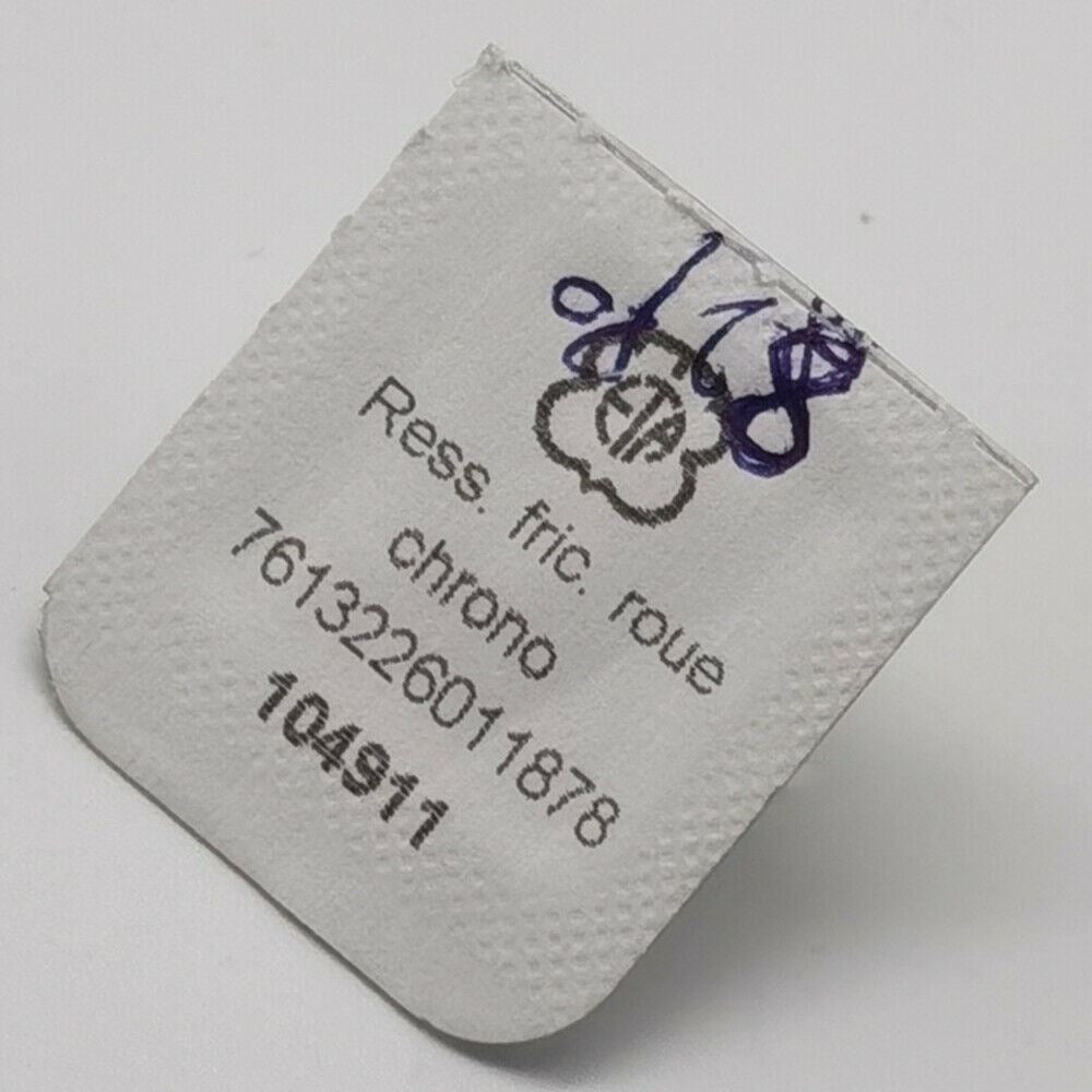 Chronograph wheel friction spring for ETA 7750 movement, Watch Part Ref.8290, precision watch accessory.