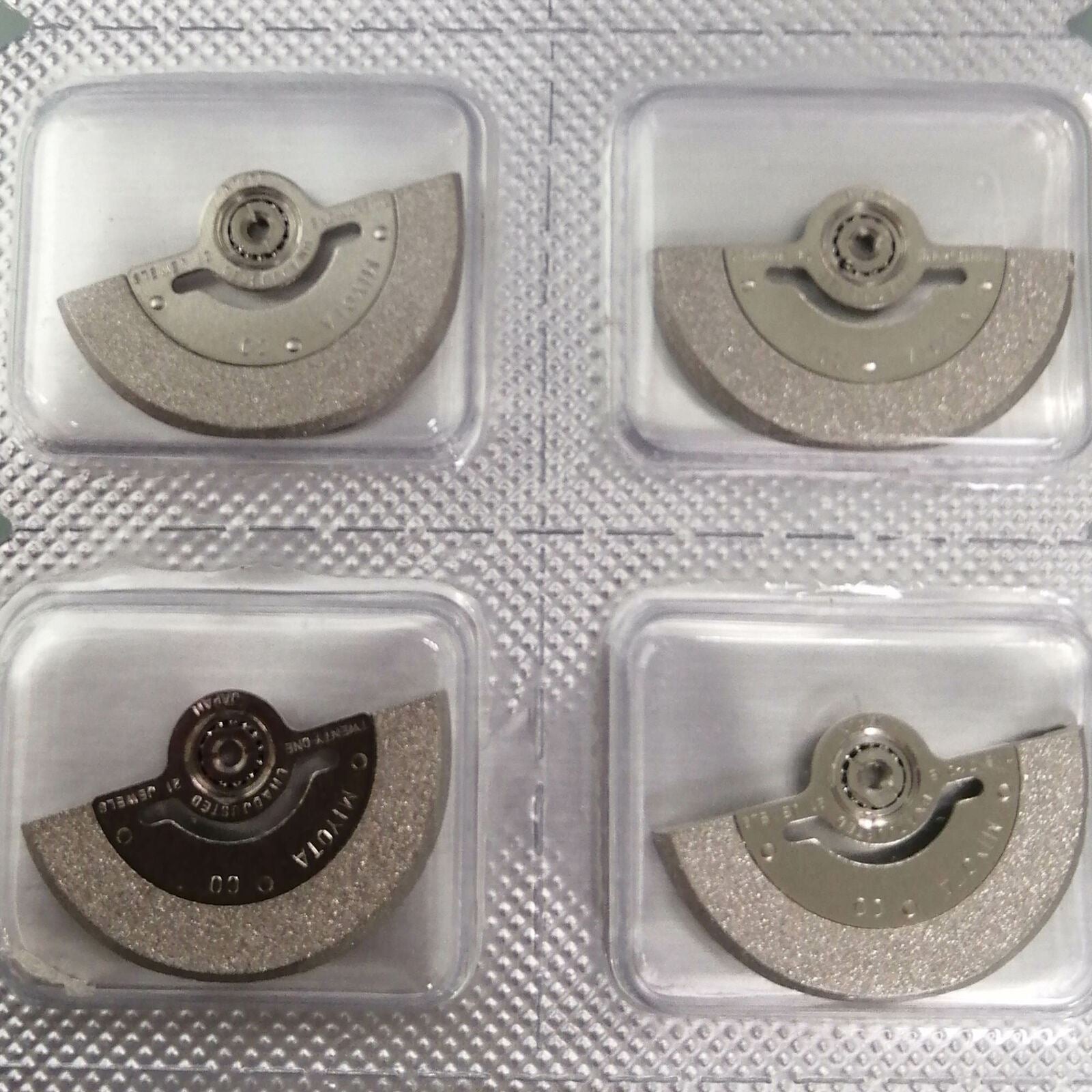 Miyota 6T51 movement watch rotor part, precision oscillating weight for repair and replacement.