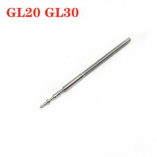 Watch winding stem for movement GL20 and GL30, high-quality spare part for precise repairs.